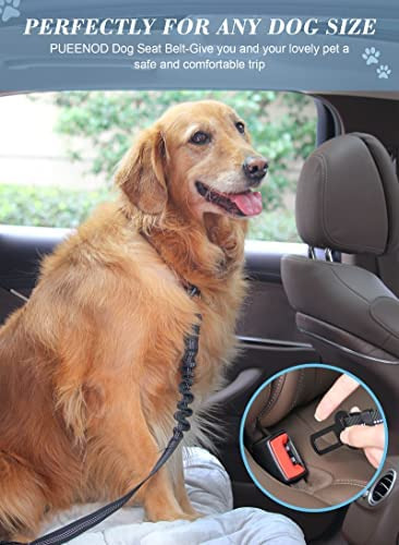 Paquete De 2 Cinturones De Seguridad Para Perros, Cinturones