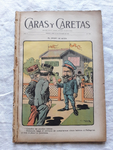 Revista Caras Y Caretas Nº 262 Año 1903 Uruguay 