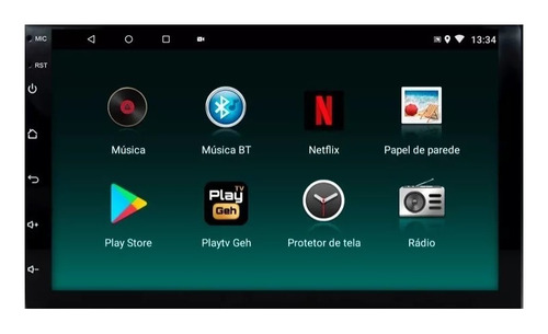 Central Multimidia Universal 2din 7p Android 12 Wifi Camera