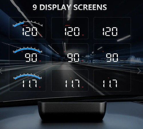 Pantalla Obd Gps Velocimetro Hud Display