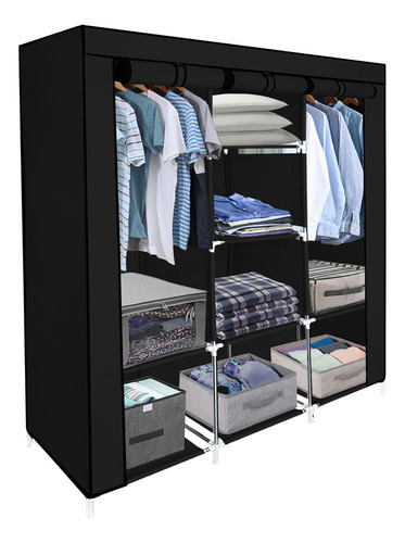 Closet Ropero Armable 3 Puertas Organizador Portatil