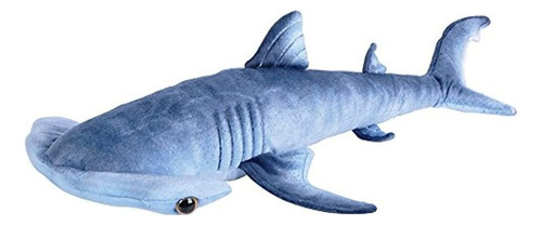 Azul Estampado Tiburon Martillo Felpa Juguete 24 L