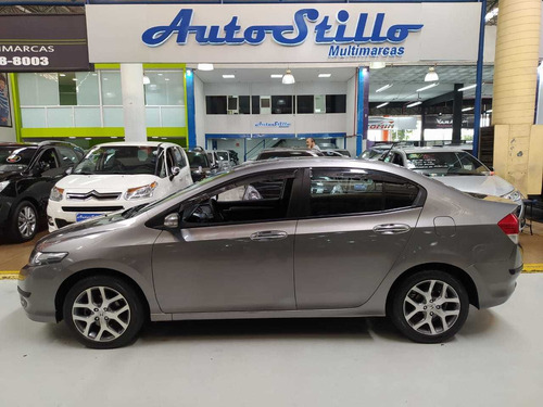 Honda City 1.5 Ex Cinza 2010 (completo + Baixa Km)