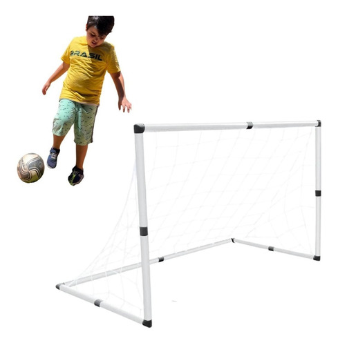 Trave Futebol Gol Infantil 2 Em 1 Brinquedo C/ Bola Menino