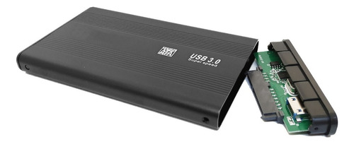 Lehmox FAHD-11 USB 3.0 2.5 case gaveta para hd ssd bolso usb 3 alumínio kit instalação cor preto