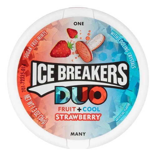 Dulces Americanos Importados Ice Breakers® Duo Strawberry