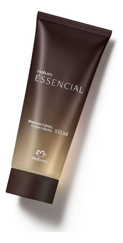 Kit 3 Shampoo Cabelo Corpo E Barba Essencial Natura