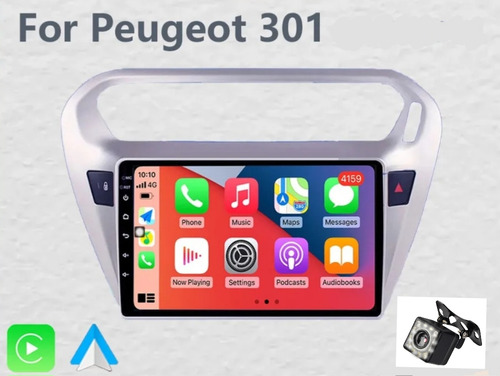 Radio Multimedia Pantalla 9 Peugeot 301 Android Carplay Cam.