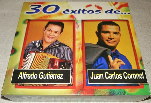 3 Cd Pack Juan Carlos Coronel Y Alfredo Gutiérrez /30 Éxitos