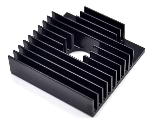 Disipador Calor  Mk7 Mk8 Negro Motor Nema17 40x40x10mm