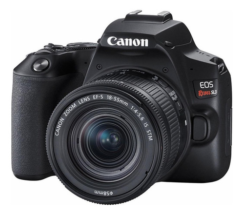 Camara Canon Eos Rebel Sl3+18-55mm 24mp 4k Wi-fi+32gb+bolso
