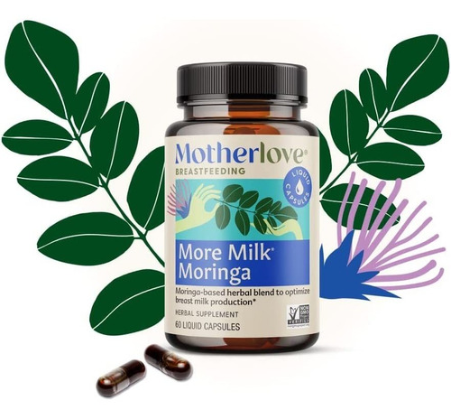 Motherlove More Milk Moringa (60 Liquid Caps) Moringa-based