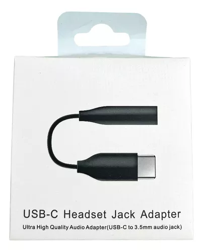 Adaptador Auriculares Celular Usb-c Hembra jack 3.5 Generico