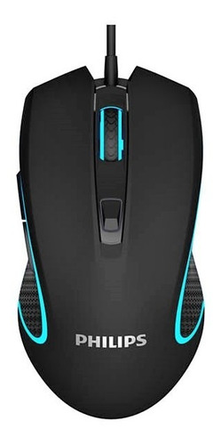 Mouse Philips Gamer Jogo Spk9413 - Preto