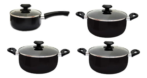 Set Batería X4 Roswell Olla Cacerola