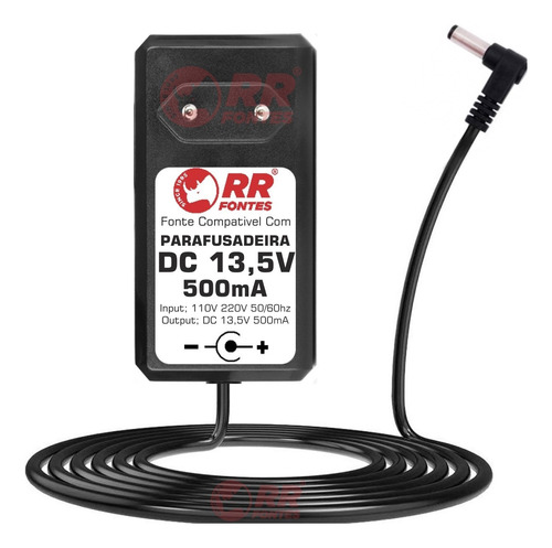 Fonte Carregador Dc 13,5v Para Parafusadeira Philco Ppf03