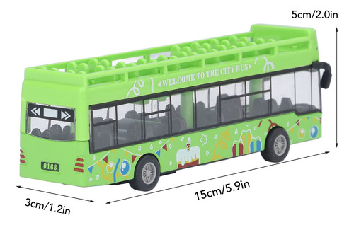 Modelo De Autobús Infantil De Aleación Convertible De Alta S