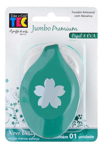 Furador Jumbo Premium Flor Sakura - 6644 - Fja046 Cor Verde