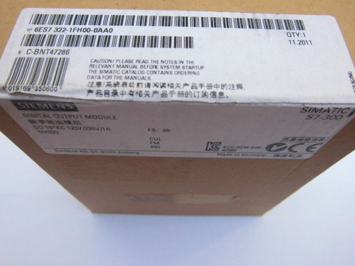 Modulo Salidas Digitales 6es7 322 1fh00 0aa0