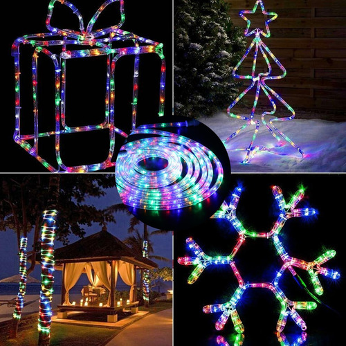 Manguera Luces Led Navideña Decoración 8modos 10m 200led Luces Navideñas,luces Navideñas De Led,decoracion Navideña,adornos Navideños Exterior,manguera Luces Led Muticolor