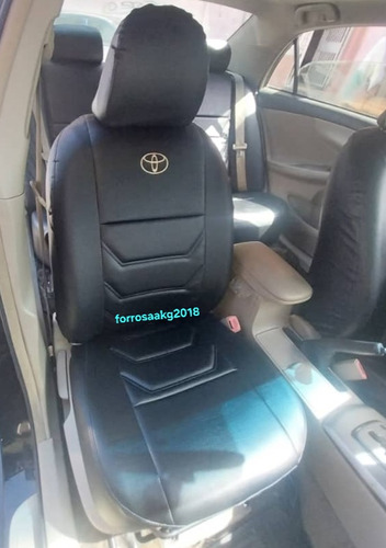 Forros De Asiento Semicuero Bipiel Acolchado Corolla Xei 1.8