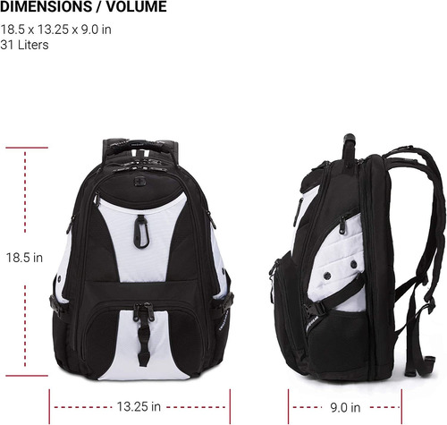 Swissgear 1900 Scansmart Tsa Backpack, For 17'' Laptops Aa