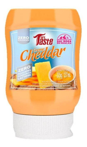 Creme Cheddar - Zero Calorias - Mrs Taste
