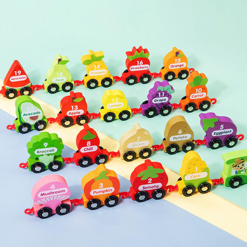Building Blocks Words Train Set Educación Temprana Para