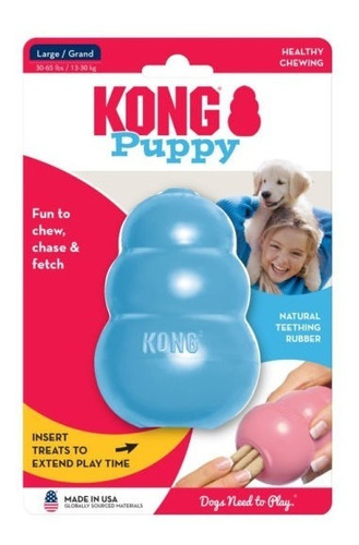 Juguete Kong Puppy Para Perros Cachorros Talla L 13-30 Kg