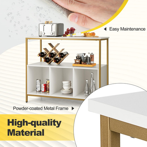 Ifanny Armario Buffet Con Almacenamiento Aparador Con 1