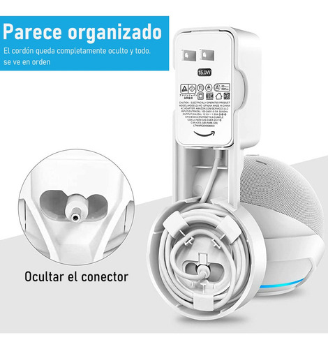 Soporte De Pared Alexa Echo Dot Bocina 5th Generación