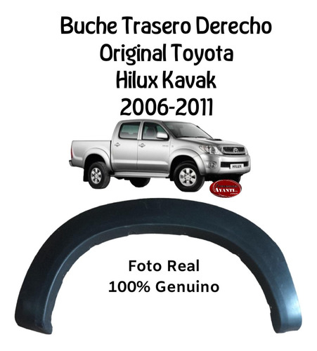 Buche Trasero Derecho Original Hilux Kavak 2006-2011 