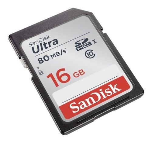 Sandisk Ultra 80mb/s 16gb Sdhc Card - Clase 10- Fact A O B