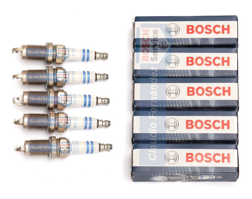 Kit De 5 Bujias Bosch Volkswagen Vento 2.5 Doble Platino