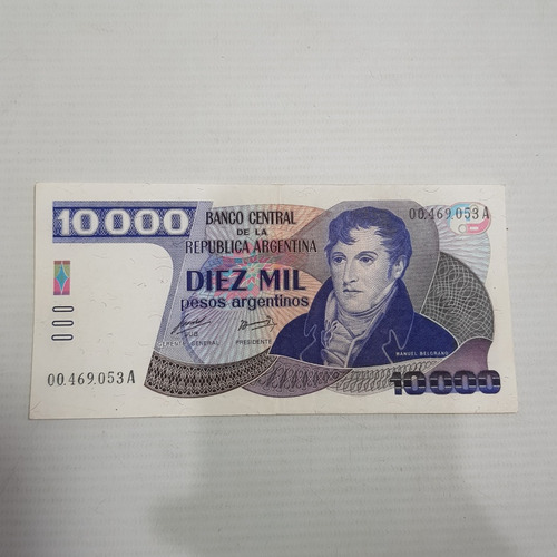Antiguo Billete Arg 10.000 Pesos A Bottero 2461 Mag 61545