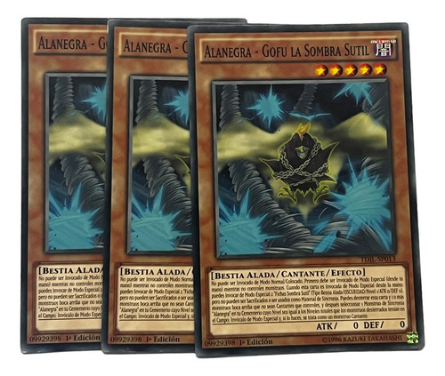 Blackwing Gofu The Vague Shadow Comun X3 Yugioh
