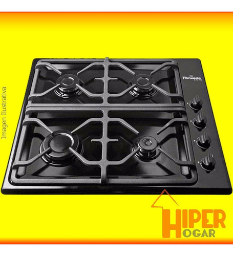 Anafe a gas Florencia 6747N negro 220V