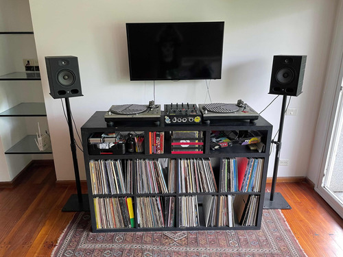 Mueble Batea Para Vinilos Y Cabina Dj