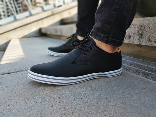 Imagen 4 de 8 de Zapatillas Zapatos De Vestir Urbano Cuero Hombre Libertarios