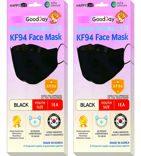 Pack De 30 Goodday Inglés Negro Pequeño Certificado Kf94 Mas