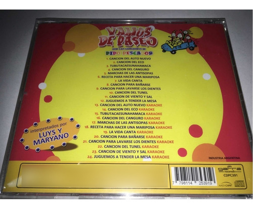 Canciones De Pipo Pescador Vamos De Paseo Cd Nuevo