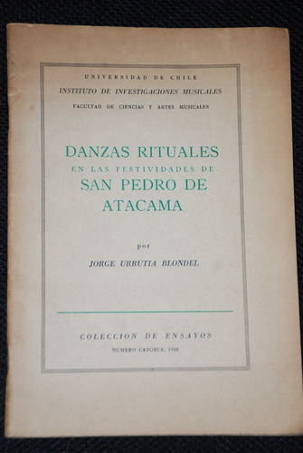 Danzas Ritual Folklore San Pedro De Atacama 1968