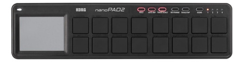 Korg Nanopad 2 Controlador Midi Usb Touchpad Triggers Negro