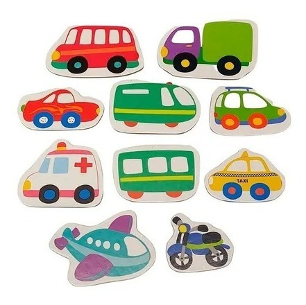 Figuras Autos Imantados X20 Piezas Con Iman Plan Z Playking