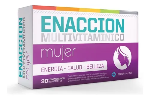 comprar Multivitaminico Enaccion Mujer X 30 Comprimidos Sabor no aplica