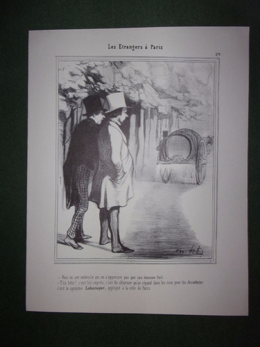 Daumier  Los Extranjeros En Paris 