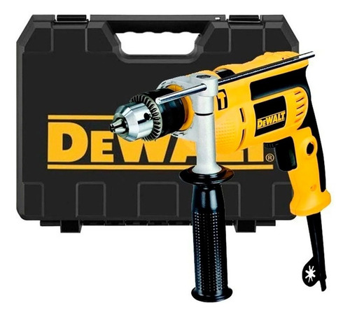 Taladro Percutor 650w Maleta Plastica Dewalt Dwd024k-b2 Color Amarillo Frecuencia 0