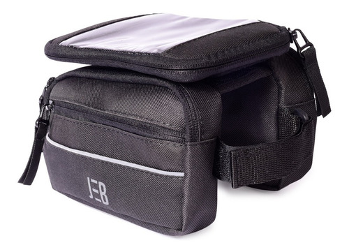 Imagen 1 de 4 de Bolso Alforja P / Bici Al Stem Con Porta Celular Jeb