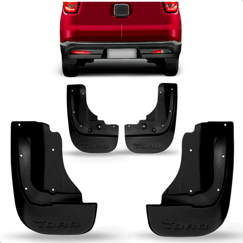 Jogo De Apara Barro Lameiro Fiat Toro Kit 4 Peças Para Barro