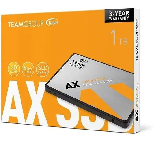 comprar Ssd Teamgroup Ax2 1tb 3d Nand Tlc Sata Iii Color Naranja